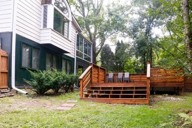 Backyard deck