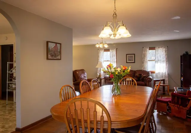 Second-floor dining room