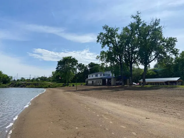 Beach house on the lake