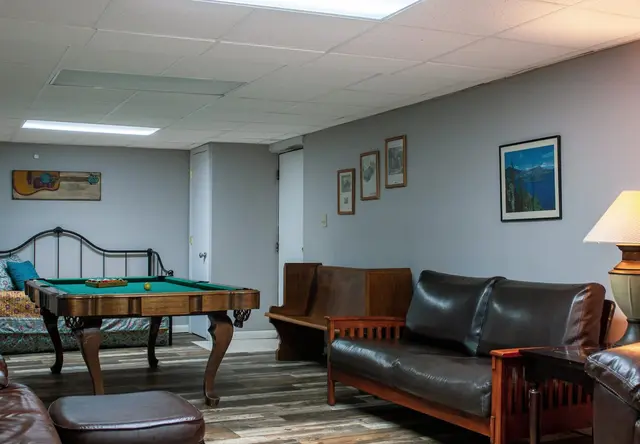 Pool table — basement alt view