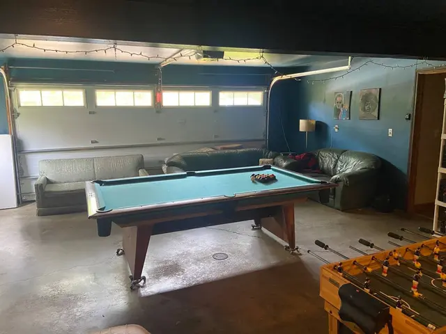 Game room pool table